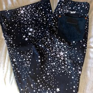 NWOT VINTAGE WRANGLER 622 FLARES BLACK WITH STARS